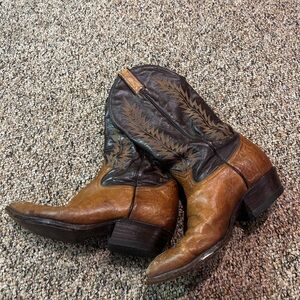 Tony Lama Two-Tone Western Boots
